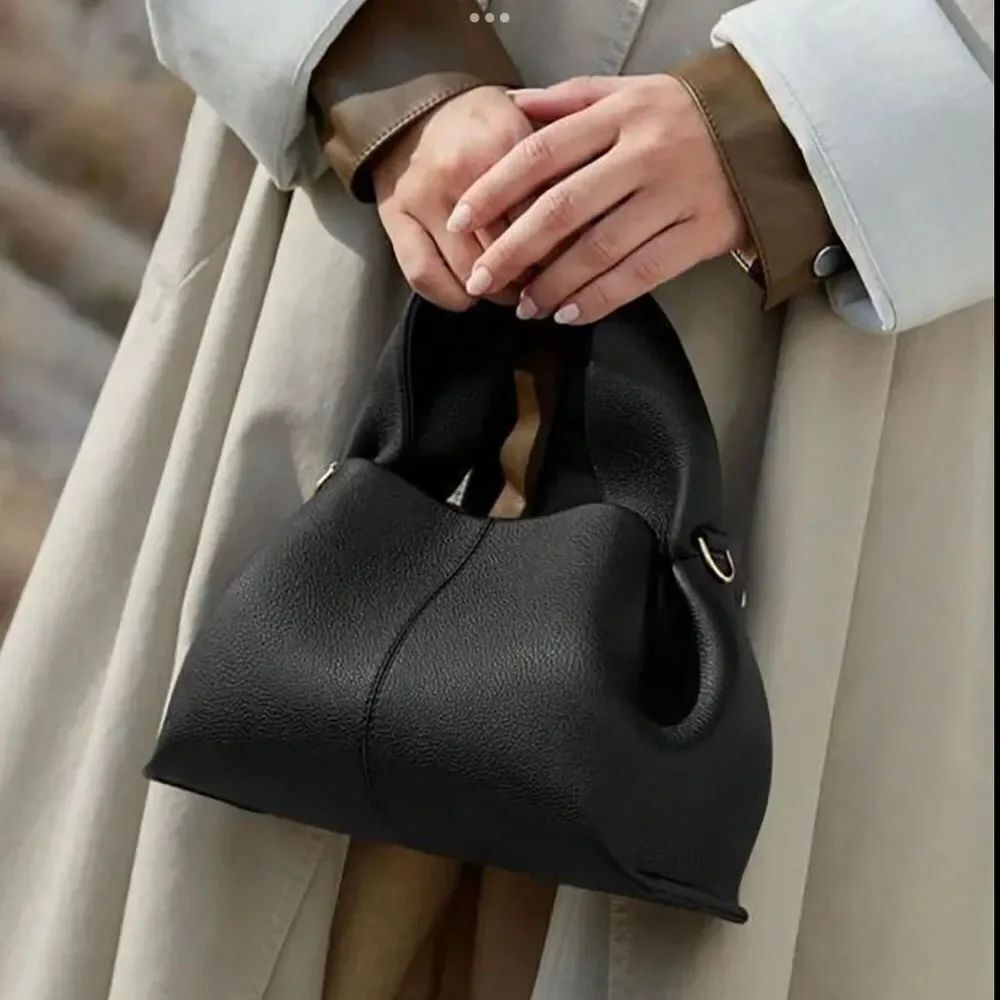NEW! *BLACK* UNBRANDED Cloud Moon Baguette Bag